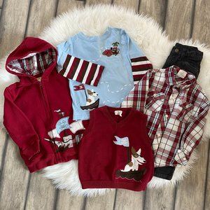 Boys Size 4 Crazy 8 Pirate Dog Outfit Set